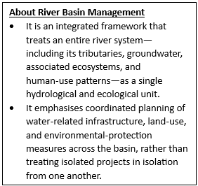 Government Extends River Basin Management Scheme