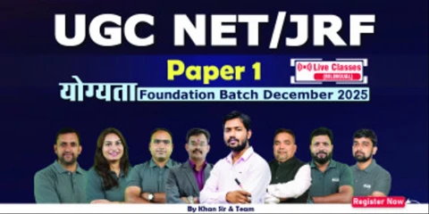 UGC NET/JRF Paper-I December Batch 2025
