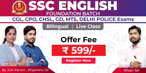 SSC English Foundation Batch 2024