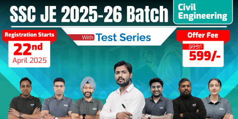 SSC JE Civil Engineering Batch 2025-26