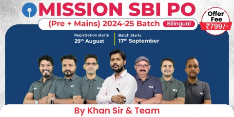 Mission SBI PO (Pre + Mains) 2024-25 Batch