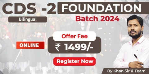 CDS-2 Foundation Batch 2024