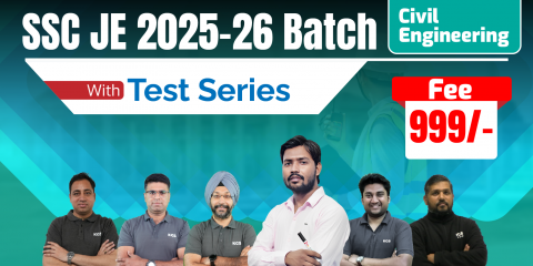 SSC JE Civil Engineering Batch 2025-26