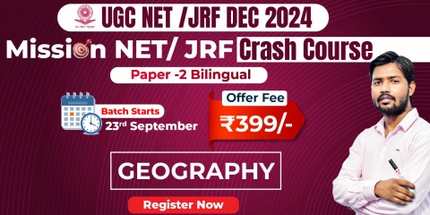 Mission NET/JRF Geography Crash Course