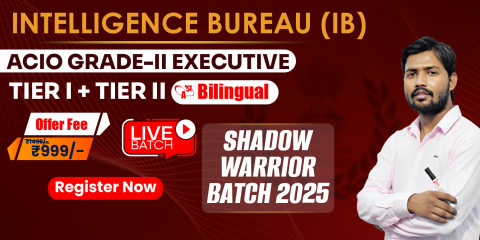 IB ACIO (Tier-I & II) Target Batch -2025