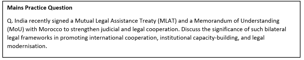 India and Morocco: Strengthening Judicial and Legal Cooperation