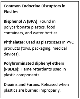 Endocrine Disruptors in Plastic Waste
